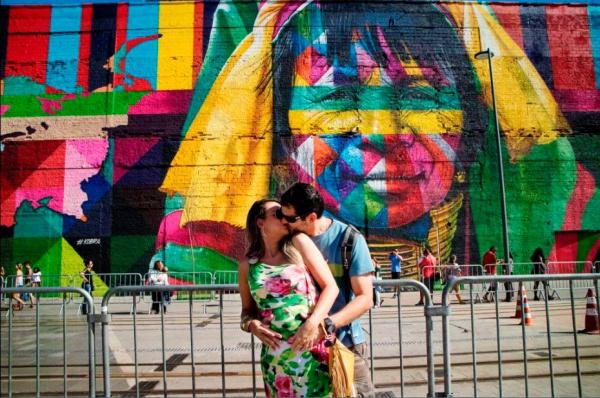 巴西涂鸦——美好未来的憧憬